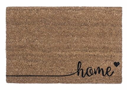 Entryways Just for Your Home Non Slip Coir Doormat, Brown, 60 x 1.4 x 40 cm