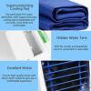 CHONGHAN Water Cooling Mattress Pad, Energy Saving, 1.7L Water Tank Cooling Pad Makes It Easier to Stay Sleep, 1.6×