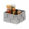 Compactor Stan Small Drawer Storage Organiser Basket, 12 x 12 x 7cm, Grey