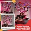 80 Print Album Covers | Unique Square Printed Photos 4x4 | Album Cover Posters Collage Kit | Music Posters for Room Aesthetic | Aesthetic Posters