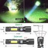 USB Torch, iToncs 3 in 1 UV Catch Scorpion Torch [whitelight redlight & UV] Super Bright Waterproof LED Torch with 7 Modes for Pet Clothing Food