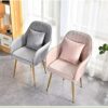 dining chair Kitchen Dining Room Furniture Chairs Home Velvet Dining Chair Set Of 2 Modern Accent Leisure Armchair Upholstered Living Room Chairs