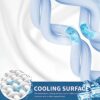 Sunflower Cooling Quilted Full Mattress Protector, Mattress Pad Full Chill Soft, Full Mattress Cover Waterproof, 18-22" Extra Deep Pocket Thin Ve