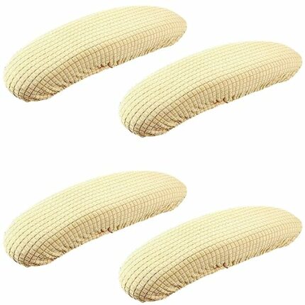 XIEHUZA 2 Pair Office Chair Armrest Covers, Office Removable Arm Rest Covering, Elastic Chair Armrest Pads, Office Seat Hand Rest Protector, Arm