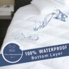 Sunflower Cooling Quilted Full Mattress Protector, Mattress Pad Full Chill Soft, Full Mattress Cover Waterproof, 18-22" Extra Deep Pocket Thin Ve