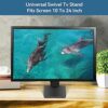 Monitor Bracket Stand, Adjustable LED LCD Monitor Stand 10-24 inch Flat TV Screen Folding Metal Monitor Desk Mount Supports VESA Compatible 75x75