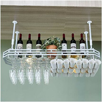 Stylish Simplicity Down Wine Rack Home Multi-Function Living Room Display Storage Wine Rack Vintage Wrought Iron Metal Wine Rack - Restaurant Kit