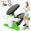 TWDYC Steppers Running Machines Sports Mini Multi-functional Treadmill for Home Equipped Quiet Lose Weight Pedal Fitness Equipment (Color : Green