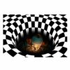 Augproveshak Clown Decorations Halloween Doormat, Spooky Clown Welcome Area Rug Door Mats Indoor Outdoor Bath Carpet Hearth Stair Rugs, for Hallo