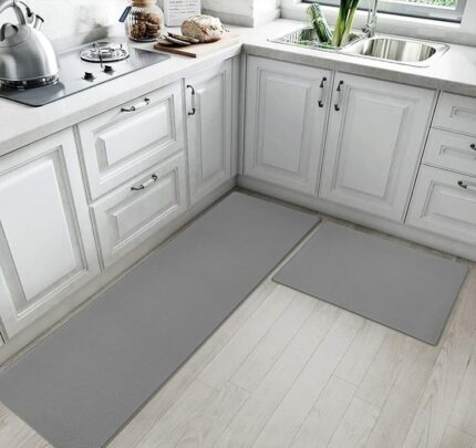 EMEF ANTIFATIGUE PAIR OF MATS FOR THE KITCHEN, HOME OR OFFICE PROVIDING TOTAL COMFORT WHILE STANDING (44 x 74cm AND 44 x 119cm with 1 cm thicknes