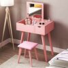 BVDSG Nordic Dressing Table Bedroom Economy Type Simple Floating Window Small Apartment Multi-functional Makeup