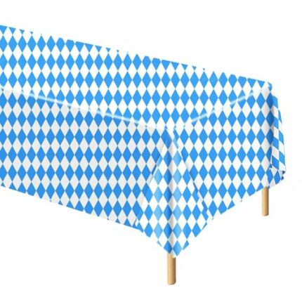 3PCS Plaid Tablecloth,130 * 230cm Wipe Clean PVC Tablecloth,Rectangular Large Easy Care Table Cover White Checkered Reusable Oil-proof Gingham Ta