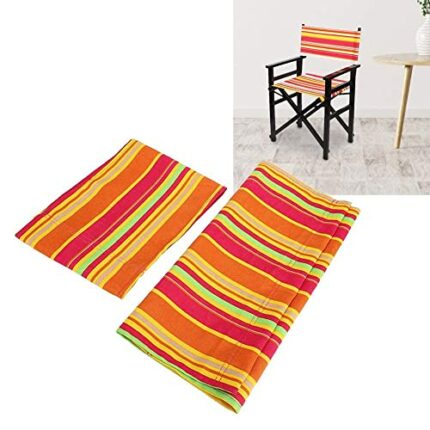 Director Chair Cover, Portable Folding Chairs Cover Kit, 1 Pcs Director Chair Canvas Replacement Seat Cloth Casual for Directors Chairs Home Furn