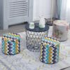 BHVXW Fabric Storage Stool Fashion Table Stool Small Creative Vanity Chair Minimalist Kids Toy Storage Furniture Bench