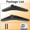 TV Legs for LG TV Stand Replacement, Table Top TV Stand Base for LG 43 Inch 4K Smart TV 43UM7300AUE 43UK6500AUA 43UK6090PUA 43UK6200PUA, TV Stand