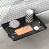ZONEWD Clip On Bedside Table, Bedside Shelf For Bed, Floating Bedside Table Tray, Clamp On Bedside Storage for Top Bunk Organization