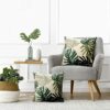 Waterproof Cushion Covers Green Plants Outdoor Cushions 45x45 CM Sofa Covers Pillowcase Double Sided Monstera Leaves Tropical Pillows for Bedroom