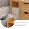 CZDYUF Multifunction storage cabinet night table, bedside table with 2 drawers