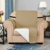SU SUBRTEX Strench Sofa Cover Reversible Furniture Protector with Elastic Strap for Livingroom Non-Slip Washable Couch Chair for Pets Kids Childr