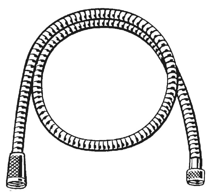 GROHE VitalioFlex Metal - Shower Hose 1.5 m, (Tensile Strength 50 kg, Pressure Resistance Up to 5 Bar, Heat Resistance 70°C, Universal Connection