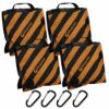 Anavim Heavy Duty Water Weight Bag Saddle Design 4 Pack Photo Video Studio Stand, Backyard, Outdoor Patio, Sports, RV Awning (Yellow)