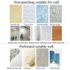Towel Rail Self Adhesive Towel Rack Wall Mounted No Drill Towel Holder Anti-rust Zinc Alloy/Acrylic For Bathroom Balcony,golden C,60cm