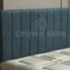 CROWNBEDSUK APOLLO CHENILLE HEADBOARD 2ft6,3ft,4ft,4ft6,5ft,6ft Aubergine, 4ft6 (Double)