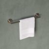 COSMIC - Single Bathroom Towel Rail | Chrome Finish | Easy Installation - Fixes with Screws | Dimensions 40 x 7.1 x 5 cm