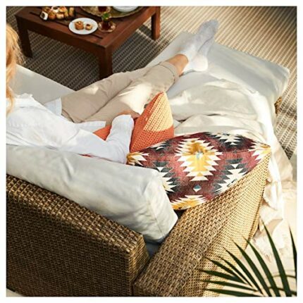 BestOnlineDeals01 SOLLERÖN Stool, outdoor, brown, 62x62 cm durable and easy to care for. Outdoor sofa sections. Outdoor dining furniture. Garden
