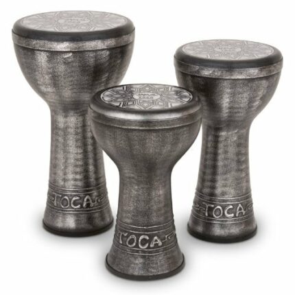 TOCA Doumbek Jamal Signature Fiberglass 12'' Silber SJDKF-12S