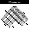 C&AHOME Wine Rack, Wine Rack Steel Wire Shelving 12 Grids, Wine Rack Freestanding Storage 12 Bottle Capacity for Home Kitchen, Pantry, Wine Cella