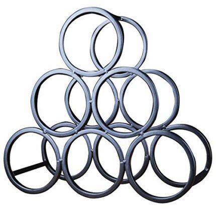 KXDCZ Stackable Wine Rack - Classic Style Wine Racks for Bottles - Perfect for Bar, Wine Cellar, Basement, Cabinet