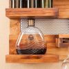 wine racks metal Wine Rack/Hanging Red Wine Cup Holder/Hanging Upside Down Glass Holder/Creative Home Bar/Wine Rack Hanging Glass Holder