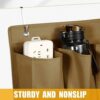 Berlune 2 Pcs RV Shoe Pockets RV Shoe Storage Organizer 44.1 Inches Hanging Shoe Pockets Hanging Bedside Storage Pockets with 10 Sturdy Hooks for