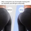 DOACT Resistance Hip Band for Women and Men, Non-Slip Elastic Pilates Exercise Band Set for Legs and Glutes Strength, Squat Booty Builder in Gym