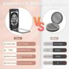 Vanexiss UV Mirror,Compact Mirror with UV Camera for Sunscreen Test,Rechargeable Folding Mirror for Sunscreen Test, Handbag Pocket Makeup Mirror
