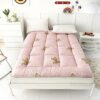 UE-MAOLU Folding Roll Up Futon Mattress, Floor Mattress Thicken Portable Tatami Mat Guest Soft Breathable Sleeping Pad For Travel Camping (Color