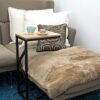 bonVIVO® Designer Coffee Table GIORGIO, Table in Modern Wood Look with Black Steel Frame