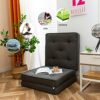 ANTJUMPER Portable Folding Mattress, single futon mattress, Tri-fold Mattress with Memory Foam, Removable as cushion, Guest Mattress folds away f