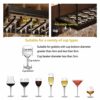 Ceiling Stylish Simplicity Industrial Retro Wine Glass Stylish Simplicity Rack Iron Metal Creative Display Inverted High Glass Rack Bar Restauran