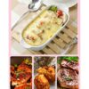 AIQMML Oven Mini Automatic Oven | Digital Convection Oven, Large Capacity Six Layers, Polished Stainless Steel Kitchen Appliances