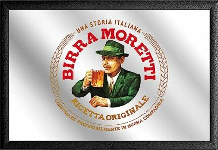 Birra Moretti Pub, Bar Small Mirror