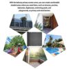 WMLBK Balcony Privacy Protective Screens, 0.9x5M Wide Privacy Netting Garden Screening Covers with UV Protection for Small Swimming Pools Gardens