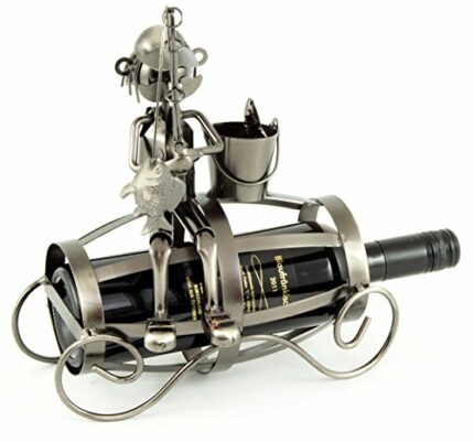 Fisherman Bottle Holder Bottle Stand Gift for Fischer