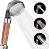 SHOPTOP® Shower Head High Pressure 3 Modes Adjustable Showerheads for Hard & Low Water Pressure with Replaceable Filter Contains Purifying Filtra