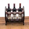 DLOETT Wooden Wine Rack, Wine Rack Grape Solid Wood Wine Rack, Suitable to Be Placed At The Living Rooms, Bedrooms, Restaurants