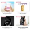 Vanexiss UV Mirror,Compact Mirror with UV Camera for Sunscreen Test,Rechargeable Folding Mirror for Sunscreen Test, Handbag Pocket Makeup Mirror