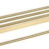 bathroom towel rack 304 Stainless Steel Towel Bar Brushed Gold Towel Rails Heavy Duty Towel Holder Wall Mounted Towel Storage Rack for Bathroom,
