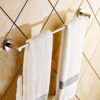Bathroom Sus Towel Rack Kitchen Towel Bar Storage Storage Finishing Wall-Mounted Towel Rack Towel Holder, Stainless Steel Wire Drawing Tower Hang