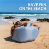 Chiniyoyo Inflatable Sofa, Inflatable Lounger Air Sofa Portable,Waterproof Anti-Air Leaking Design, Ideal Couch for Backyard Lakeside Beach Trave